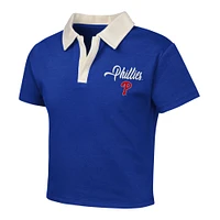 Girls Youth Royal Philadelphia Phillies Base Trainer Johnny Polo and Skort Set