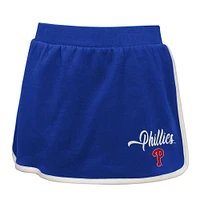 Girls Youth Royal Philadelphia Phillies Base Trainer Johnny Polo and Skort Set