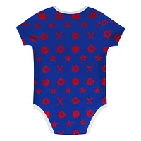 Infant  Blue Philadelphia Phillies On Deck 2-Piece Diaper Cover Set