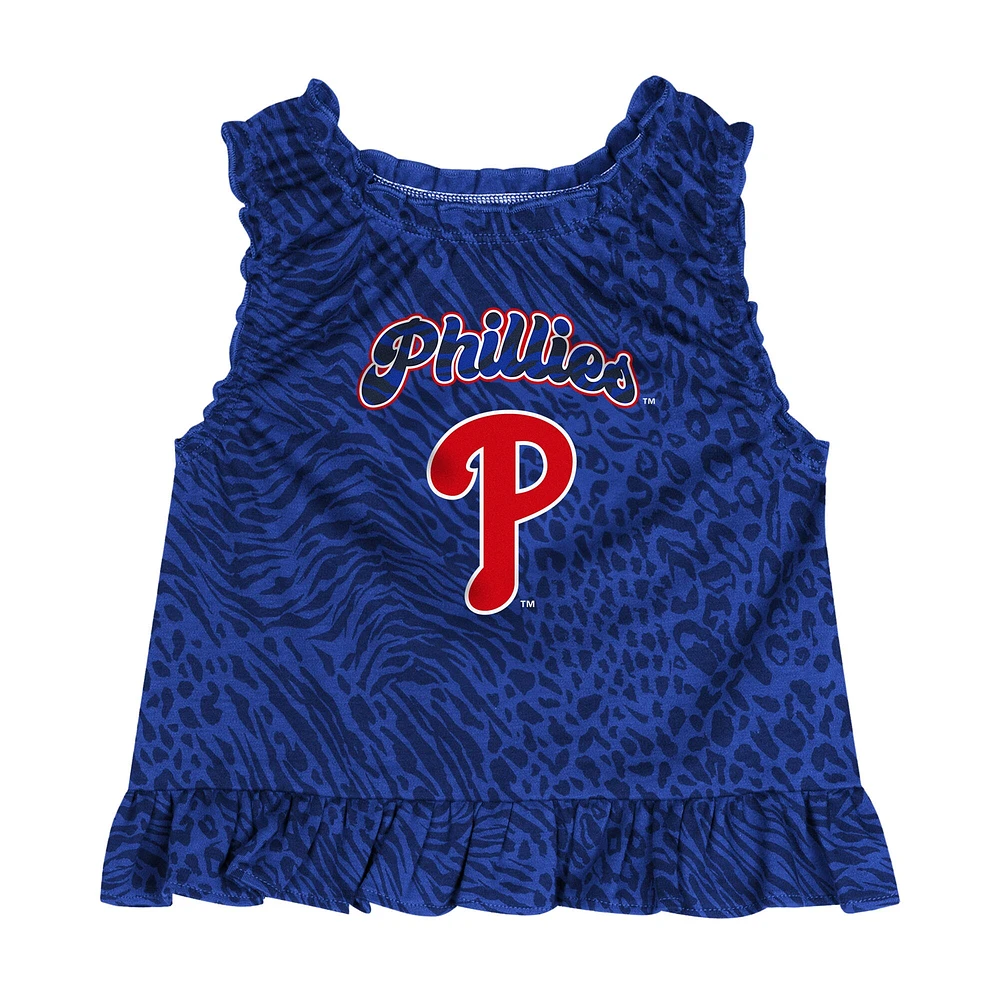 Infant  Blue Philadelphia Phillies Playground Dress & Bloomers Set