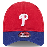 Casquette Flex New Era Philadelphia Phillies Team Color My First 9TWENTY rouge pour bébé