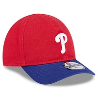 Casquette Flex New Era Philadelphia Phillies Team Color My First 9TWENTY rouge pour bébé