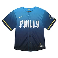 Maillot de joueur Nike Bryce Harper bleu Philadelphia Phillies 2024 City Connect Limited pour bébé