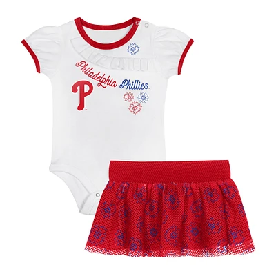 Ensemble body et jupe Sweet Philadelphia Phillies pour bébé