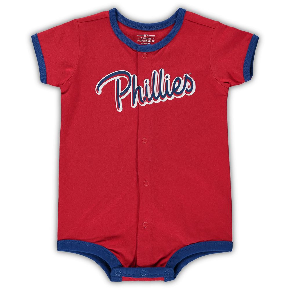 Infant Red Philadelphia Phillies Power Hitter Romper