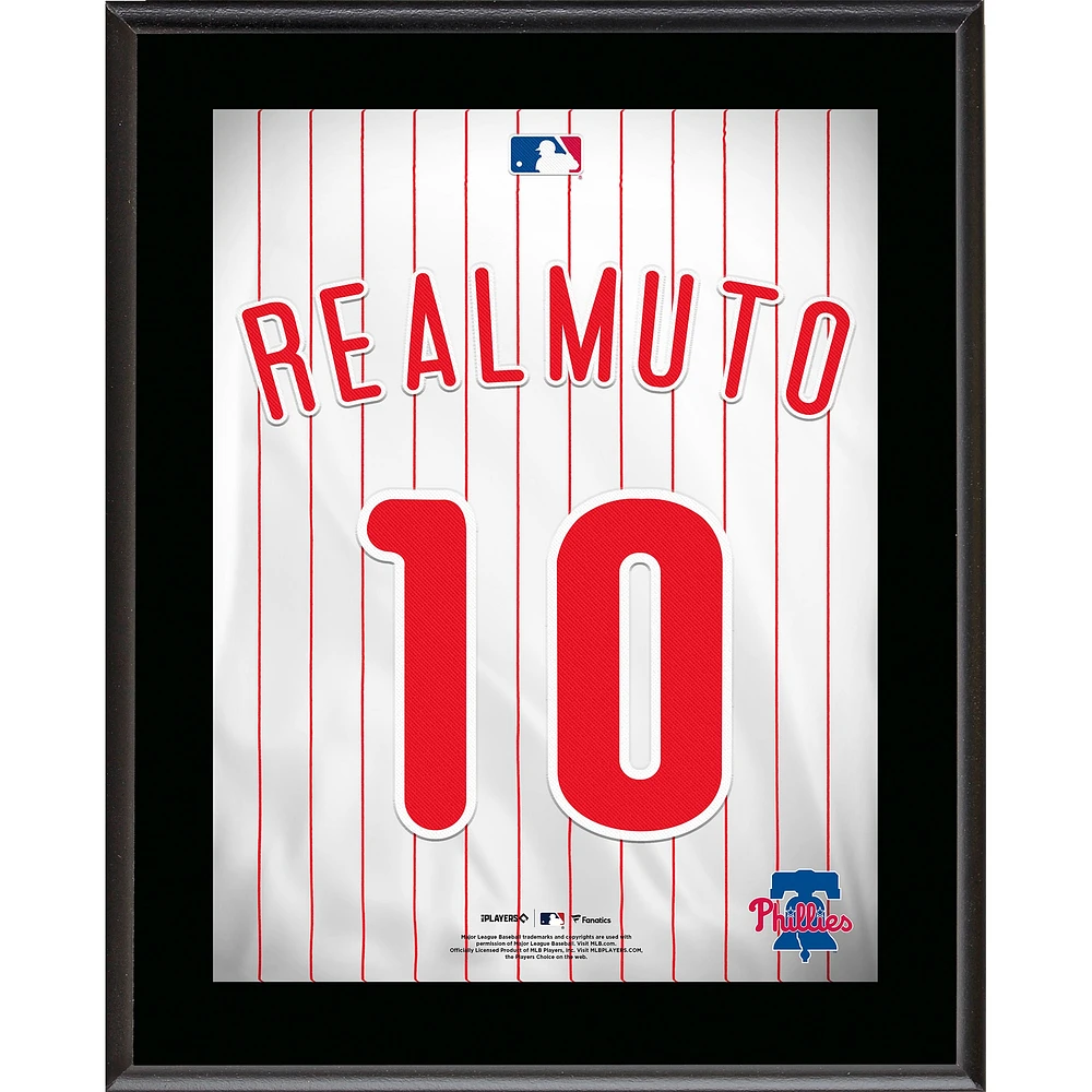 J.T. Realmuto Philadelphia Phillies 10.5" x 13" Jersey Number Sublimated Player Plaque