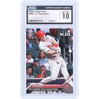 J.T. Realmuto Philadelphia Phillies 2023 Topps Now Most Postseason HRs By A Phillies Catcher #982 CGC Authenticated 10 Card