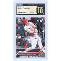 J.T. Realmuto Philadelphia Phillies 2023 Topps Now Most Postseason HRs By A Phillies Catcher #982 CGC Authenticated Pristine 10 Card