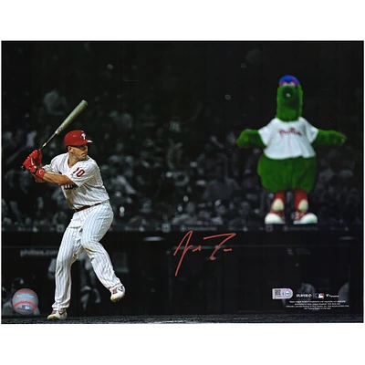 J.T. Realmuto Philadelphia Phillies Autographed 11" x 14" Phillie Phanatic Spotlight Photograph