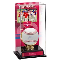 J.T. Realmuto Philadelphia Phillies Autographed Baseball and 2022 National League Champions Sublimated Baseball Display Case