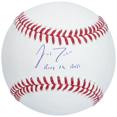 J.T. Realmuto Philadelphia Phillies Autographed Baseball with "Ring the Bell" Inscription