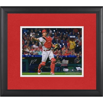J.T. Realmuto Philadelphia Phillies Autographed Framed 8" x 10" Catching Photograph