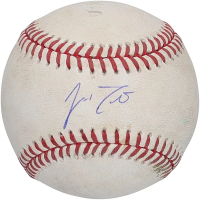 J.T. Realmuto Philadelphia Phillies Autographed Game-Used Baseball vs. Washington Nationals on April 6, 2024 - Single