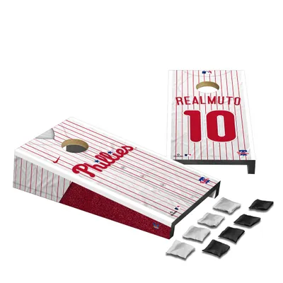 Lids J.T. Realmuto Philadelphia Phillies 2' x 4' Jersey Design Regulation  Cornhole Board Set