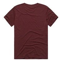 Men's Homage  Maroon Philadelphia Phillies Hyper Local Tri-Blend T-Shirt