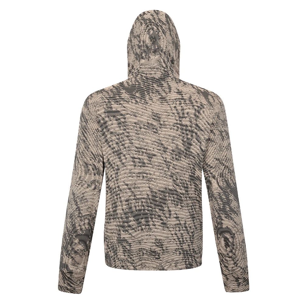 Men's Levelwear  Tan Philadelphia Phillies Insignia Lightweight Long Sleeve Hooded T-Shirt