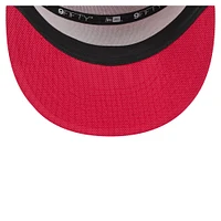 Men's New Era  Red Philadelphia Phillies Split Panel 9FIFTY Trucker Snapback