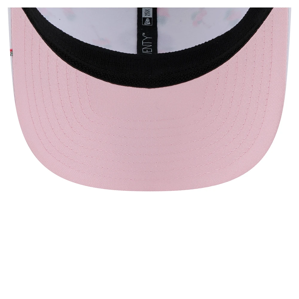 Men's New Era  White Philadelphia Phillies Flamingo Mesh Back 9SEVENTY Stretch-Snap Hat