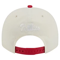 Men's New Era  White Philadelphia Phillies Team Scribble Golfer Adjustable Hat
