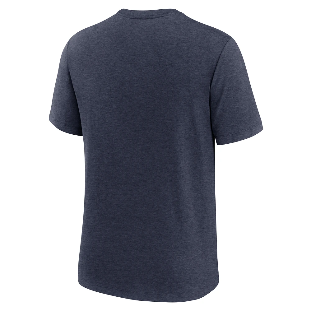 Men's Nike  Heather Navy Philadelphia Phillies 2025 City Connect Performance Tri-Blend T-Shirt