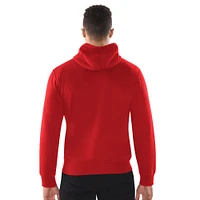 Men's Starter  Red Philadelphia Phillies Distressed Full-Zip Hooded Jacket