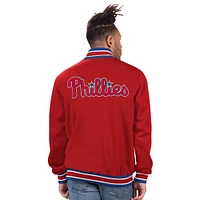 Men's Starter  Red Philadelphia Phillies Full-Snap Jacket