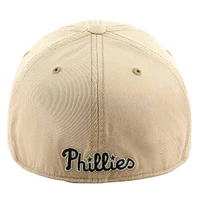 Men's '47 Khaki Philadelphia Phillies Dusted Franchise Fitted Hat