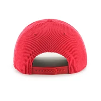 Casquette ajustable en velours côtelé rouge Philadelphia Phillies '47 pour homme