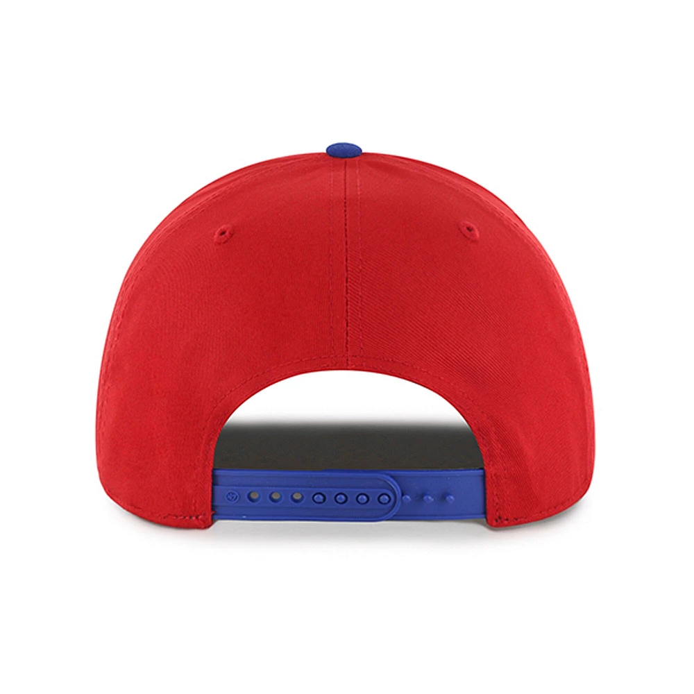 Casquette ajustable Dropshadow Rope Hitch rouge '47 pour homme des Philadelphia Phillies