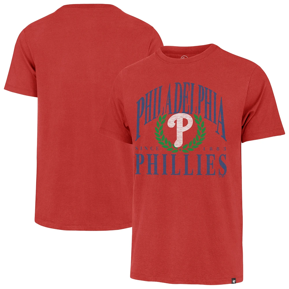 T-shirt rouge « 47 » pour homme, lanceur Franklin des Phillies de Philadelphie