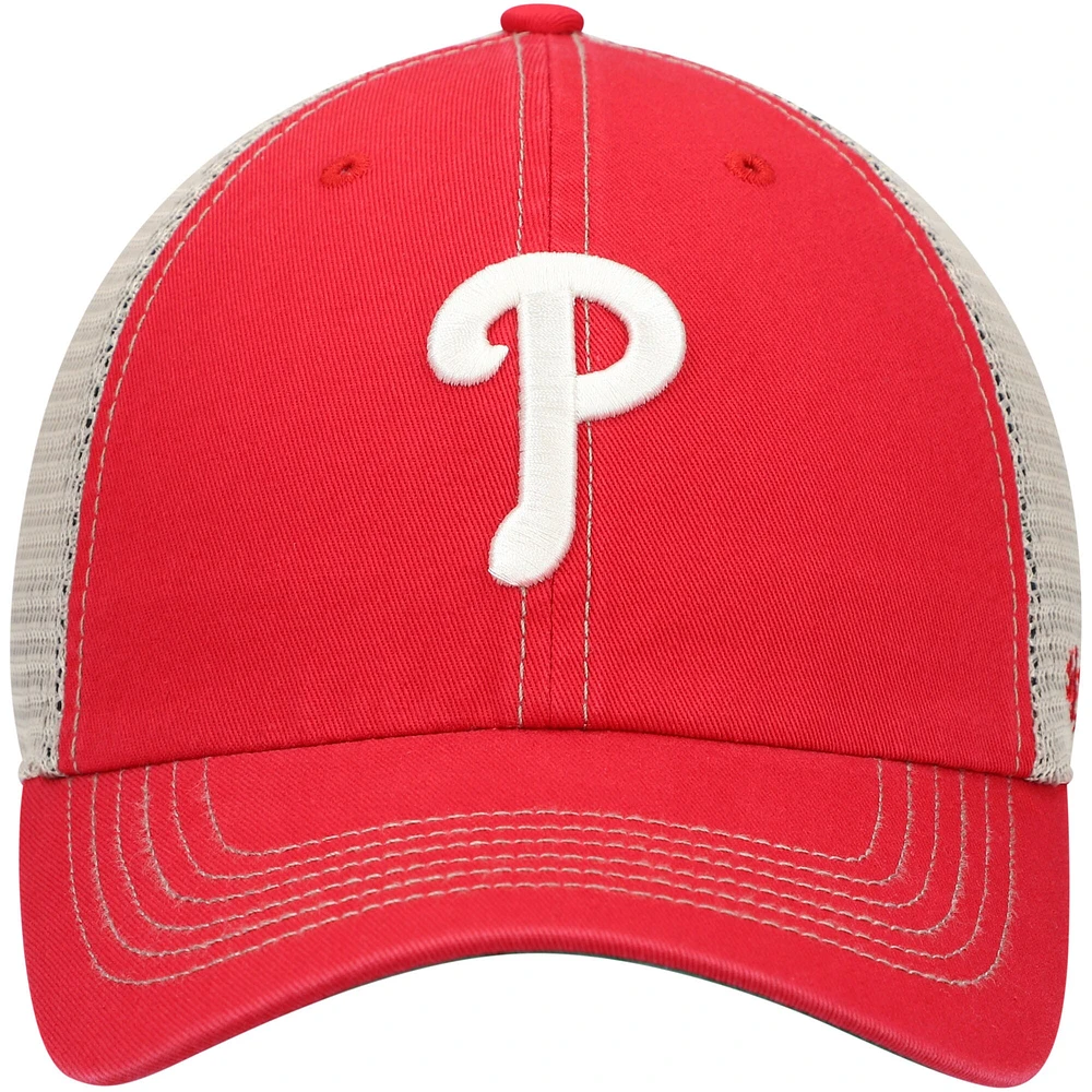 Casquette '47 Red Philadelphia Phillies Trawler Clean Up Trucker Snapback pour homme