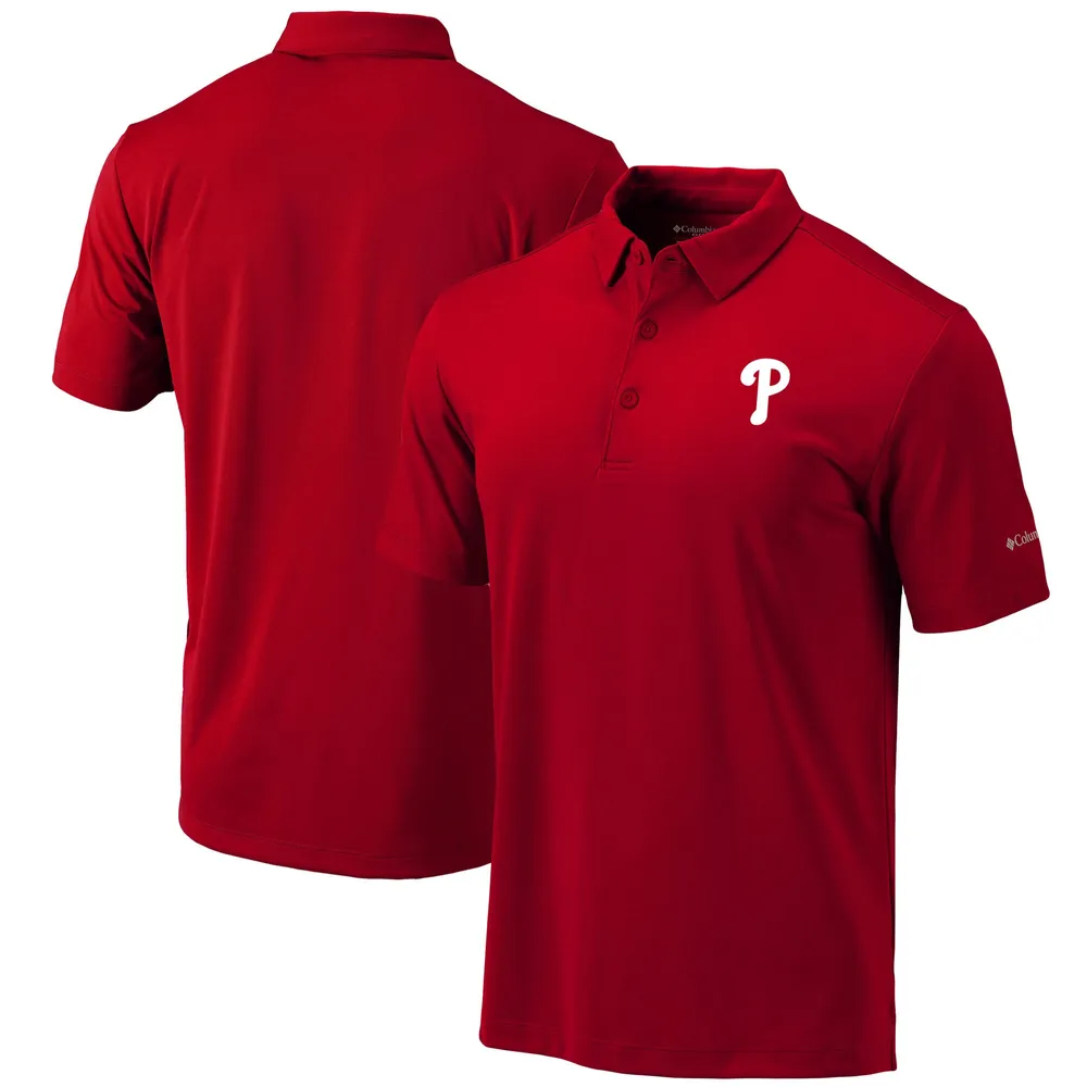 Men's Columbia White Boston Red Sox Omni-Wick Drive Polo