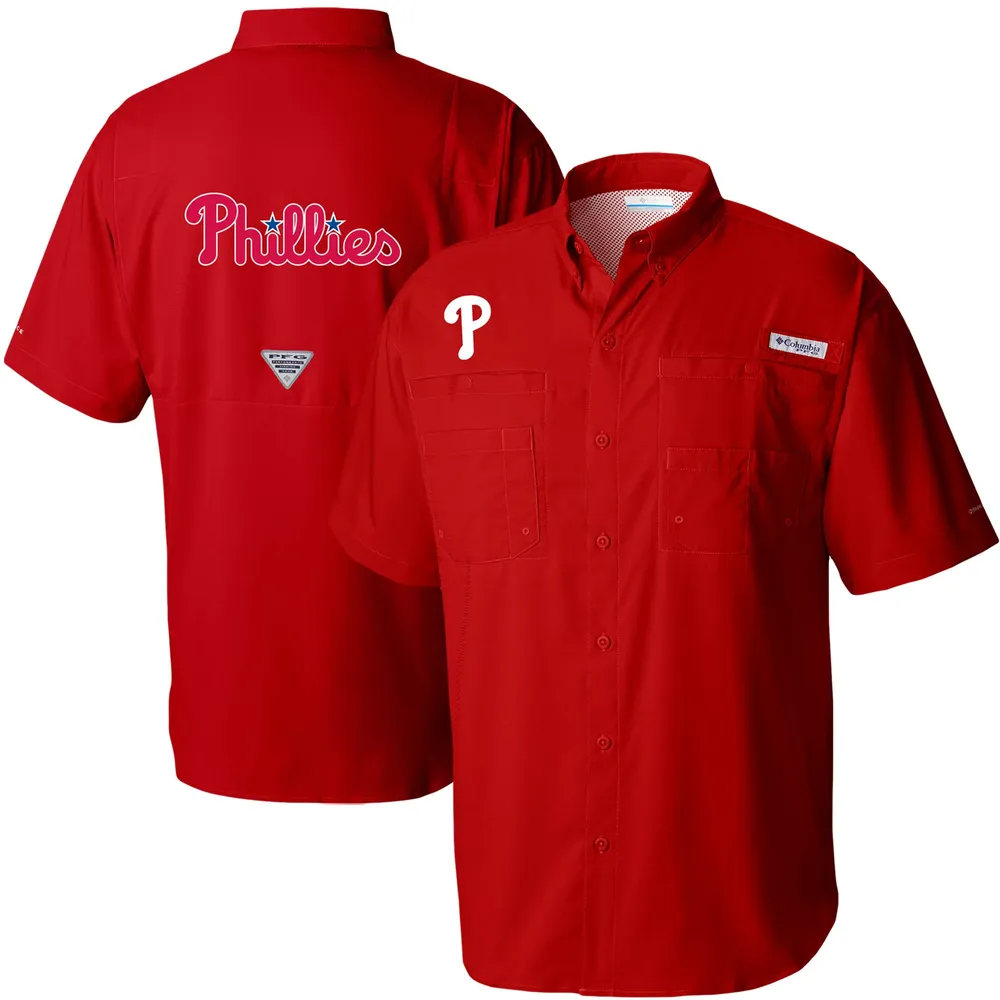 Lids Philadelphia Phillies Columbia Tamiami Omni-Shade Button-Down