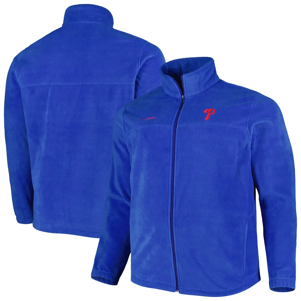 Columbia Royal Phillies de Philadelphie Big & Tall Steens Mountain Veste à fermeture éclair intégrale pour homme