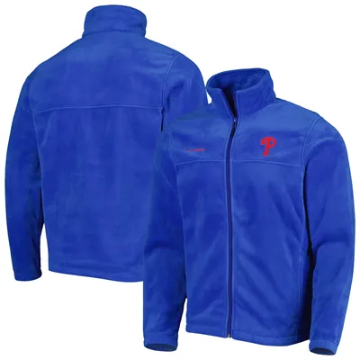 Columbia Royal Phillies de Philadelphie Steens Mountain Veste à glissière pleine longueur pour homme