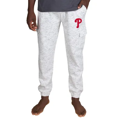 Philadelphia Phillies Concepts Sport Alley Fleece Cargo Pants - White