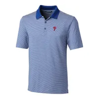 Cutter & Buck Chicago Cubs Royal Big & Tall Forge Tonal Stripe Polo