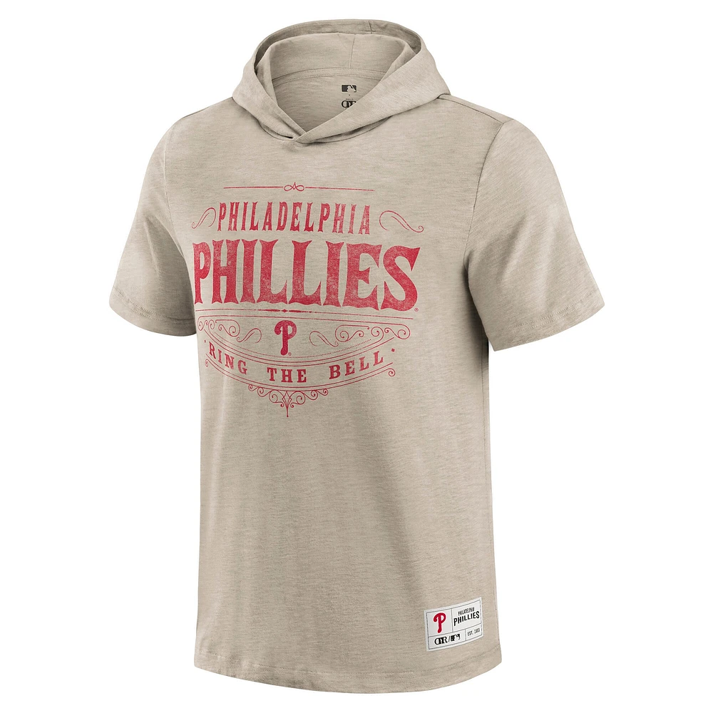 T-shirt à capuche pour homme Darius Rucker Collection by Fanatics, couleur beige