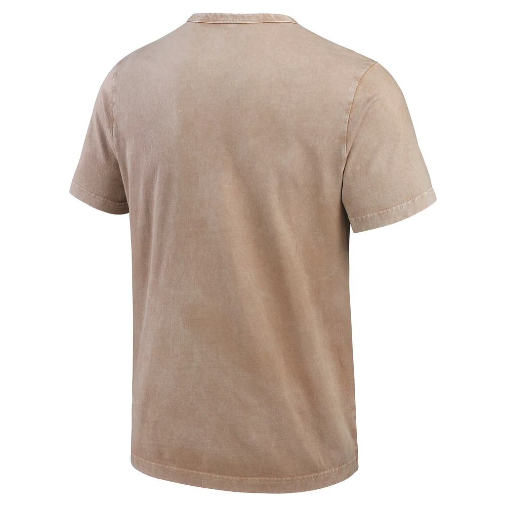 Men's Darius Rucker Collection by Fanatics Tan Philadelphia Phillies Sun Faded T-Shirt
