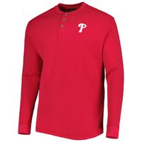 Men's Dunbrooke Philadelphia Phillies Red Maverick Long Sleeve T-Shirt