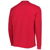 Men's Dunbrooke Philadelphia Phillies Red Maverick Long Sleeve T-Shirt