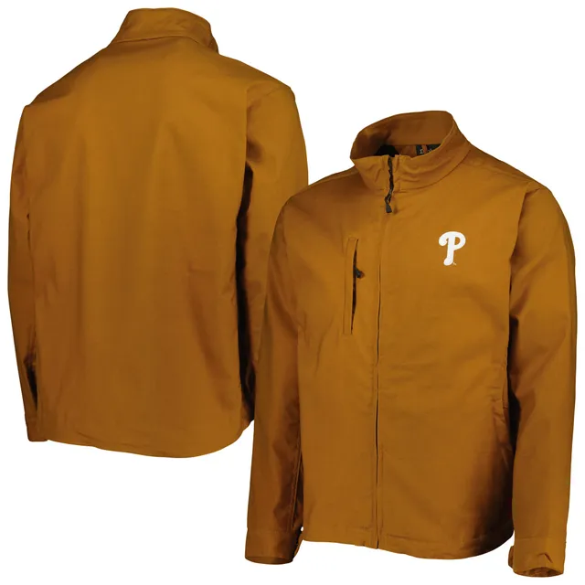 Lids Philadelphia Phillies JH Design Embroidered Logo Twill Full-Snap Jacket  - Red