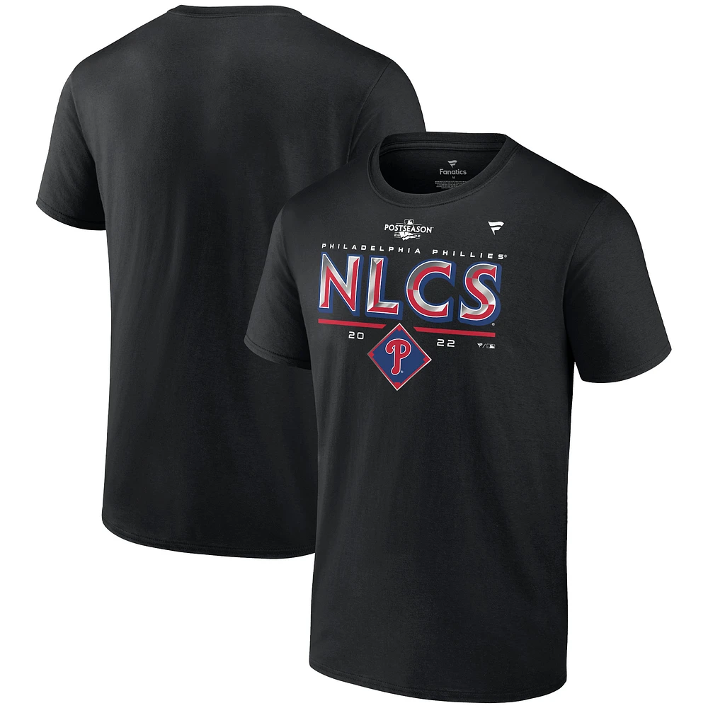 T-shirt noir Fanatics pour hommes des Phillies de Philadelphie 2022 Division Series Winner Locker Room