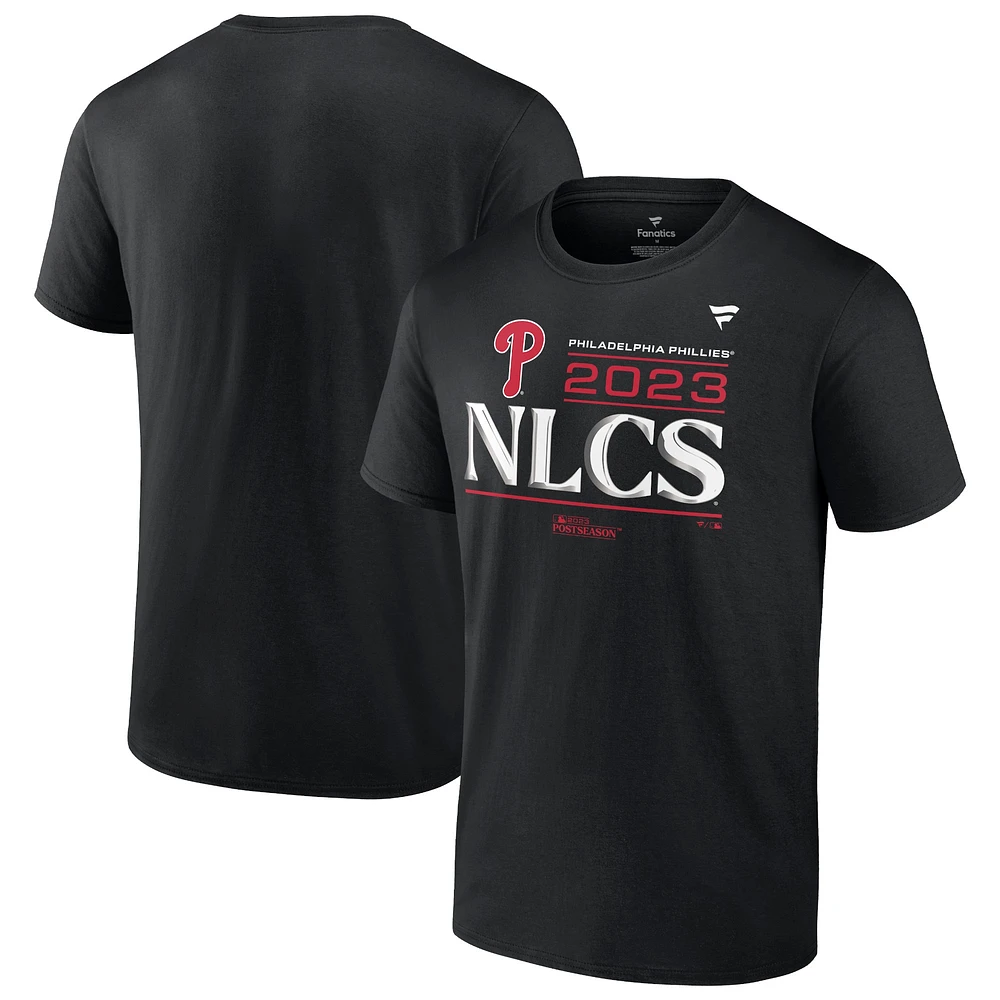 T-shirt noir Fanatics pour hommes des Phillies de Philadelphie 2023 Division Series Winner Locker Room Big & Tall