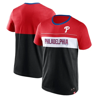 T-shirt noir Fanatics pour hommes des Phillies de Philadelphie réclament la victoire