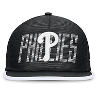 Men's Fanatics  Black Philadelphia Phillies Let's Glow Line Drive Snapback Hat