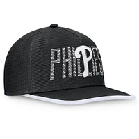 Men's Fanatics  Black Philadelphia Phillies Let's Glow Line Drive Snapback Hat