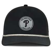 Casquette ajustable en forme de A pour homme Fanatics Black Philadelphia Phillies Signature