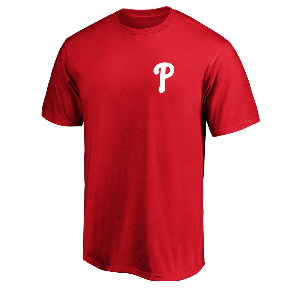 Men's Red Philadelphia Phillies Team Long Sleeve T-Shirt