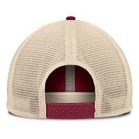 Men's Fanatics Burgundy/Natural Philadelphia Phillies Cooperstown Collection Powers Snapback Hat